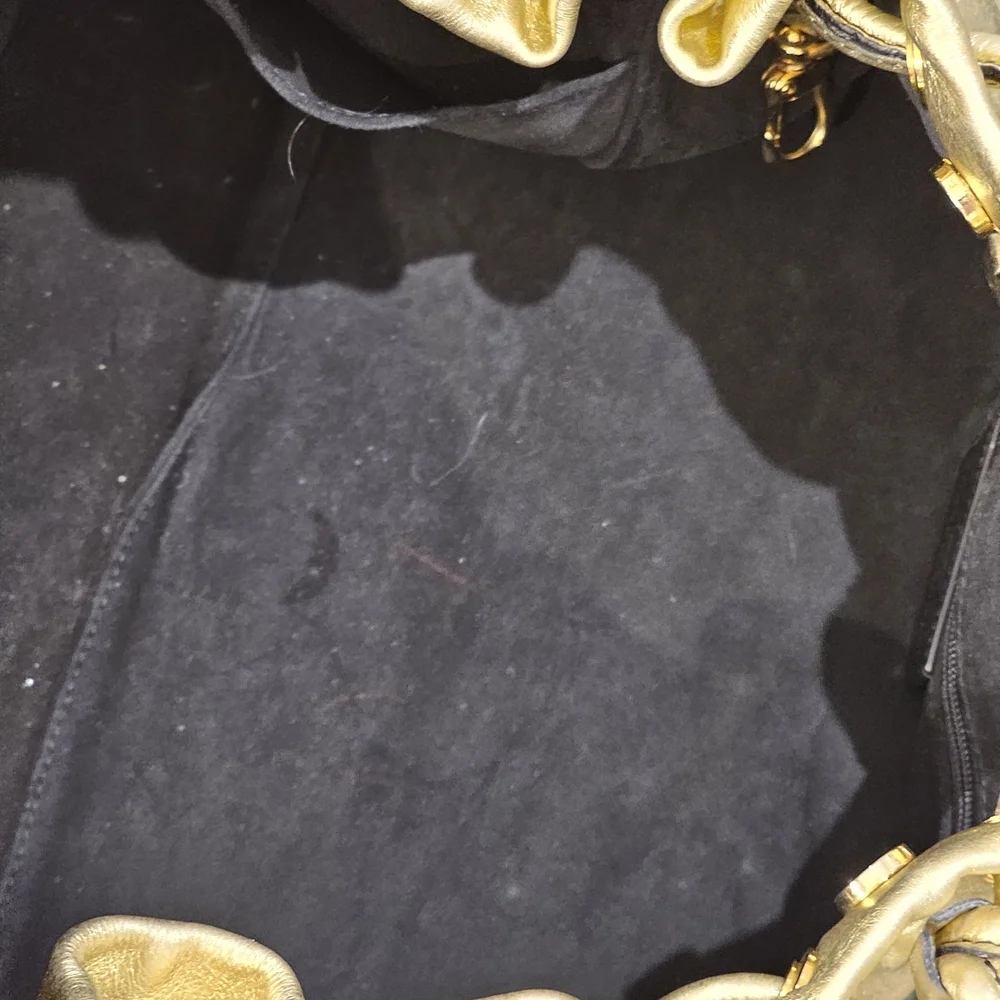 Tanner Krolle Gold Shoulder Bag - Picture 8 of 10